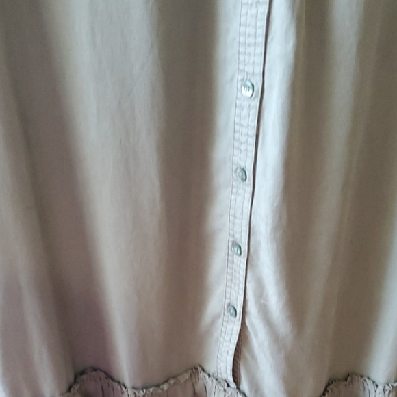 ISABEL Maternity Green Sleeveless Polo Collar Midi Sundress - Picture 6 of 11